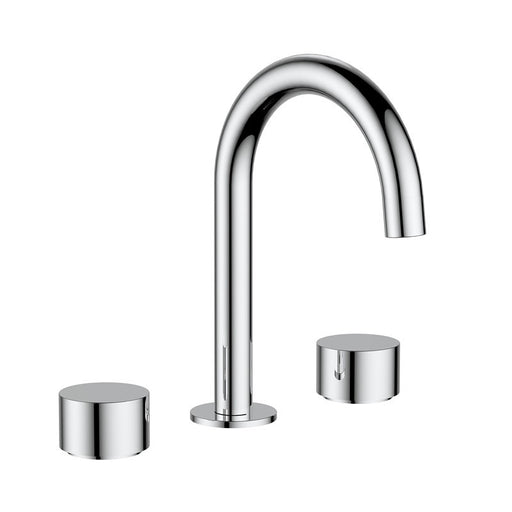 Ikon Tana Chrome/Matt Black/Brushed Nickel/Brushed Gold Solid Brass Round 1/4 turn Ceramic/Disc Basin Set - HD reno