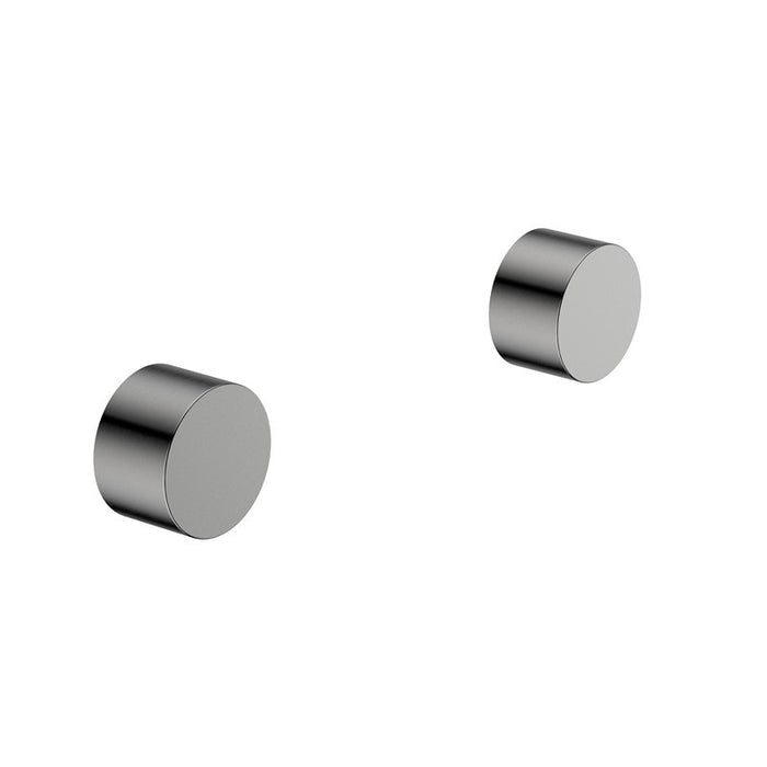 Ikon Tana Chrome/Matt Black/Brushed Nickel/Brushed Gold Solid Brass Round 1/4 turn Ceramic/Disc Wall Top Assembly - HD reno