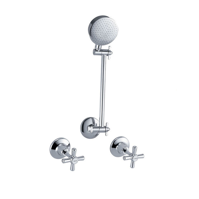 Ikon PENZ Chrome Brass And Zinc Alloy Basin, Bath, Washing Machine, Shower and Wall Taps Sets Range Tapware - HD reno