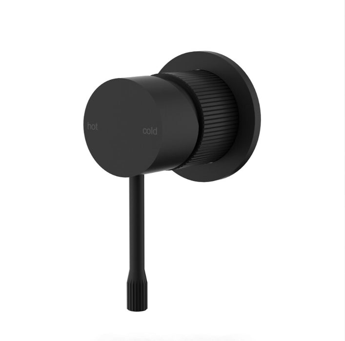 Ikon Linie Brushed Nickel/Matt Black/Gunmetal Grey/Brushed Gold Solid Brass Wall Mixer Trim Kit - HD reno