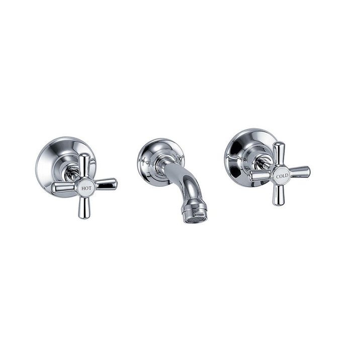 Ikon PENZ Chrome Brass And Zinc Alloy Basin, Bath, Washing Machine, Shower and Wall Taps Sets Range Tapware - HD reno