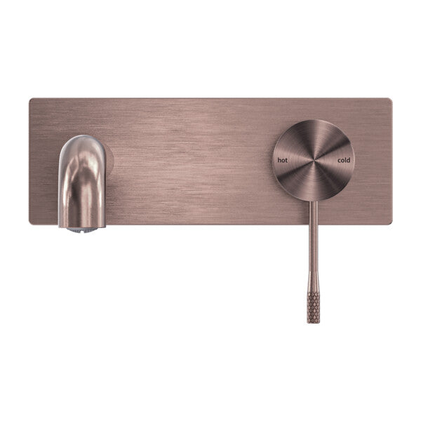 120mm Nero Opal Brushed Nickel Graphite Brushed Gold Brushed Bronze Wall Basin/Bath Mixer
