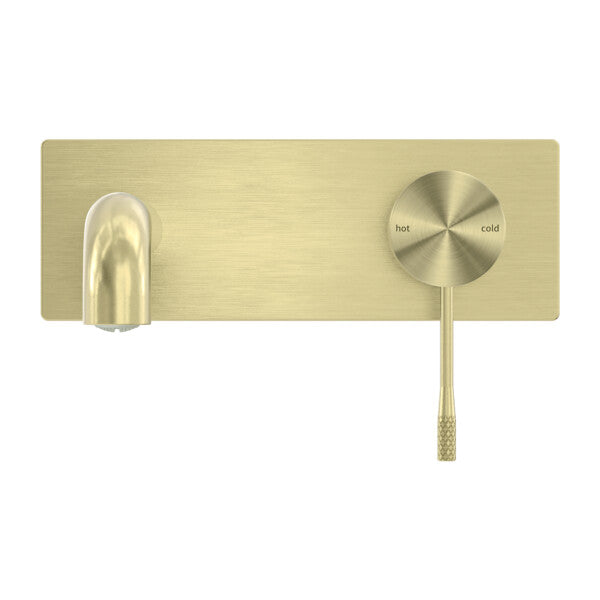 120mm Nero Opal Brushed Nickel Graphite Brushed Gold Brushed Bronze Wall Basin/Bath Mixer