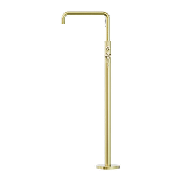 Nero Opal Graphite Brushed Gold Brushed Nickel Brushed Bronze Brass Freestanding Bath Mixer With Hand Floor Mounted Showers