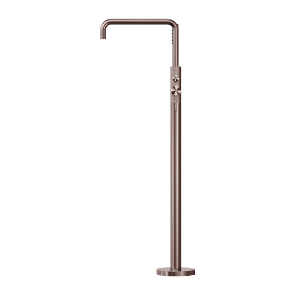 Nero Opal Graphite Brushed Gold Brushed Nickel Brushed Bronze Brass Freestanding Bath Mixer With Hand Floor Mounted Showers