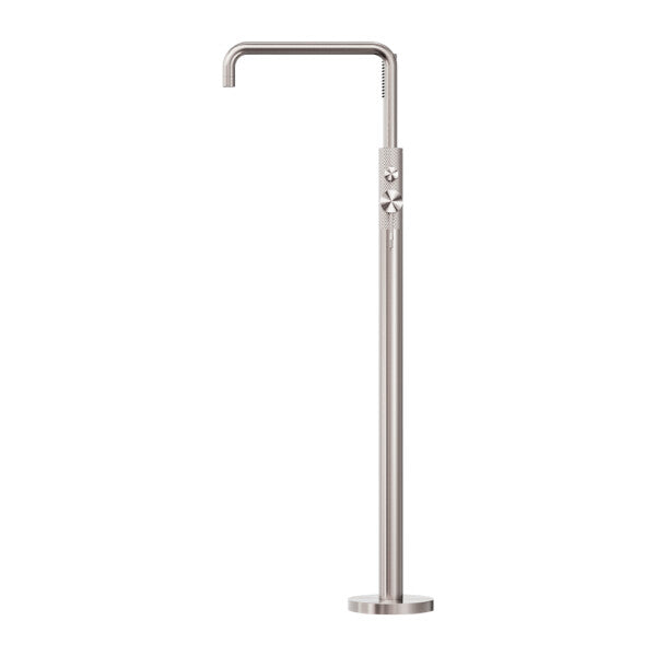 Nero Opal Graphite Brushed Gold Brushed Nickel Brushed Bronze Brass Freestanding Bath Mixer With Hand Floor Mounted Showers