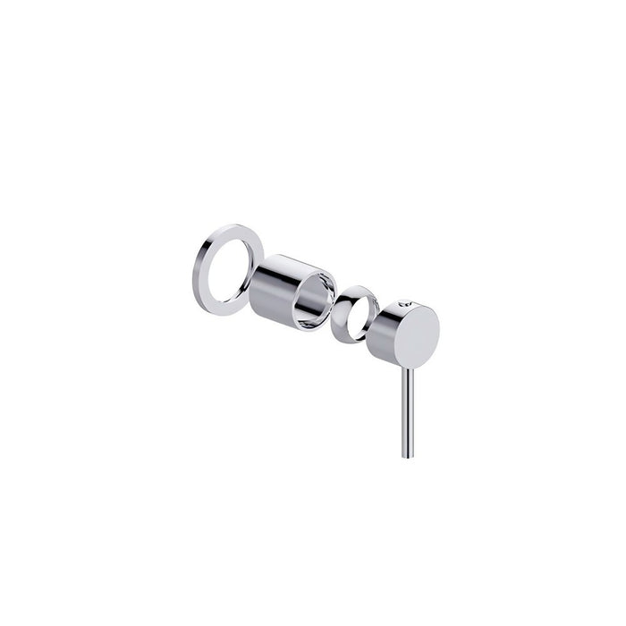 BK MORGAN RUND Chrome/Matt Black/Brushed Nickel/Brushed Gold/Brushed Bronze/Brushed Gun Metal Premium Brass Shower/Bath Mixer Trim Kit - HD reno