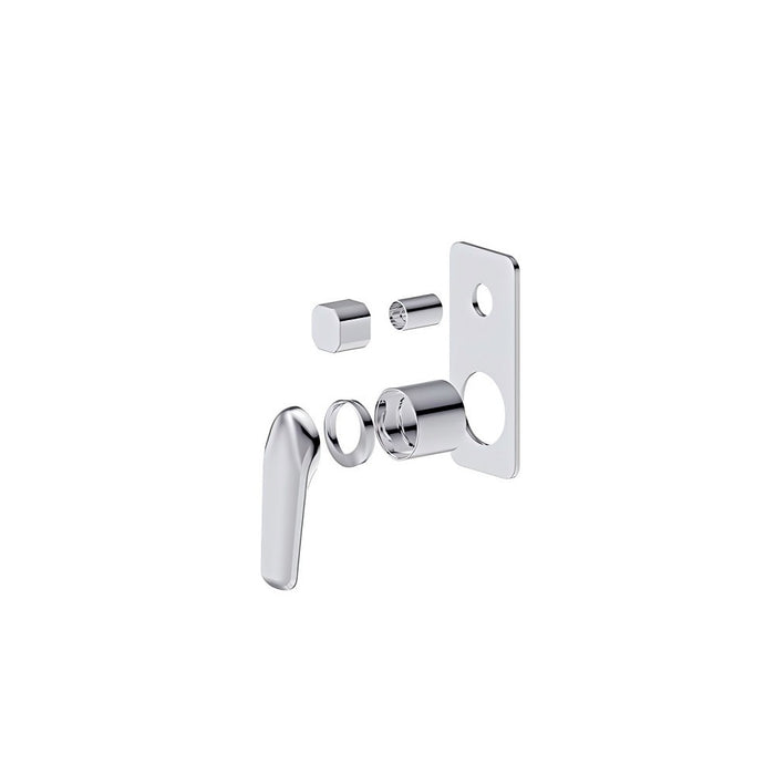 BK BERLIN SQ Premium Brass Shower Divertor Mixer Trim Kit - HD reno