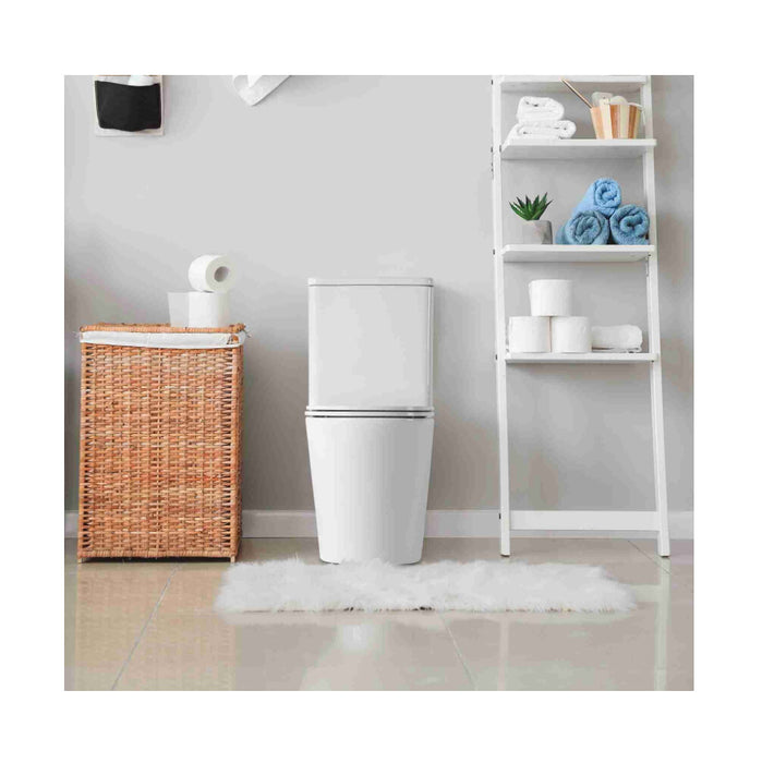 670*360*850mm Unicasa Berlin High Gloss White/Matt Black/Matt White Ceramic Rimless Tornado Back To Wall Toilet