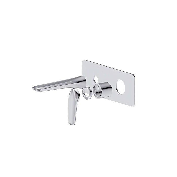 BK BERLIN SQ Premium Brass Wall Basin/Bath Mixer With Spout Trim Kit - HD reno