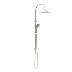 Nero Opal Brass Brushed Nickel/Brushed Gold/Brushed Bronze Bracket Graphite With Air Shower Twin Showers