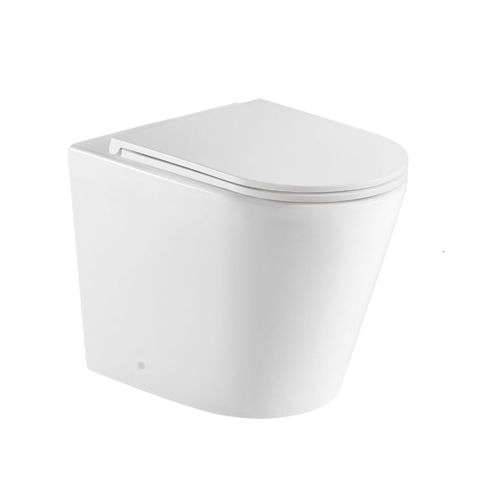 580*360*430mm Unicassa Berlin99 High Gloss White/Matt Black/Matt White Ceramic Rimless Tornado Wall Faced Toilet