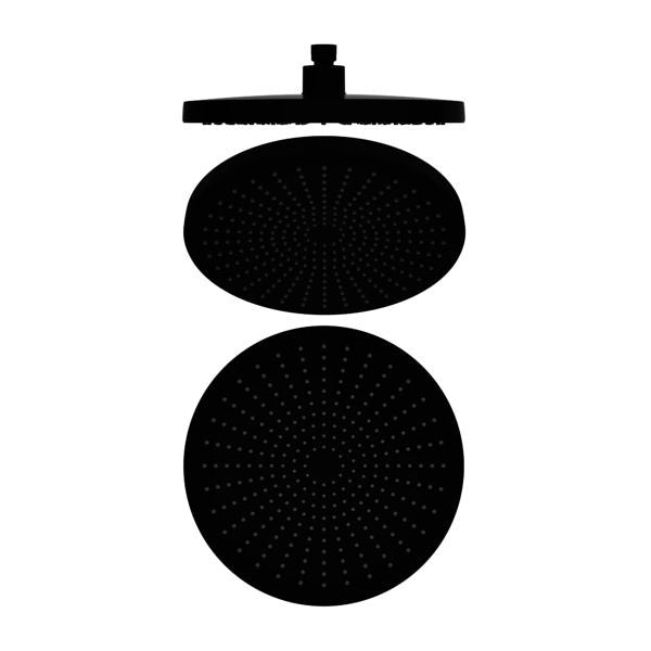 250mm Nero Opal High Quality ABS Chrome/Matte Black/Brushed Nickel/Graphite/Brushed Gold/Brushed Bronze Shower Heads