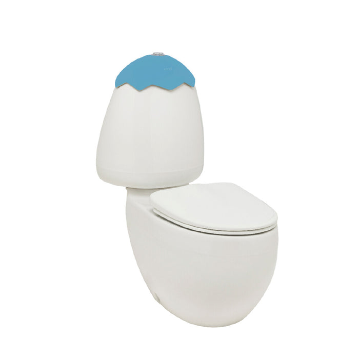 660*440*730mm Johnson Suisse Egg JUNIor Blue/Kiwi/Lemon/Pink/White Ceramic Soft-close Quick-release Seat Close Coupled Toilet - HD reno