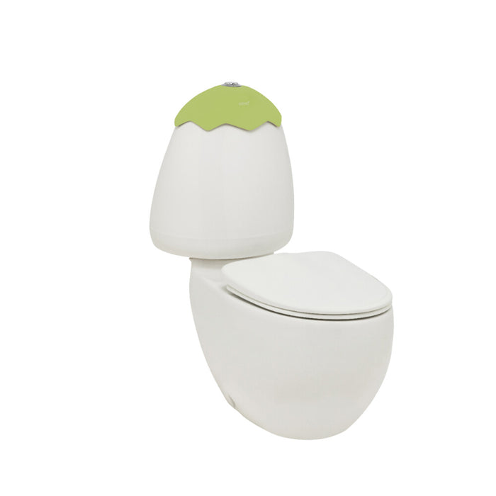 660*440*730mm Johnson Suisse Egg JUNIor Blue/Kiwi/Lemon/Pink/White Ceramic Soft-close Quick-release Seat Close Coupled Toilet - HD reno