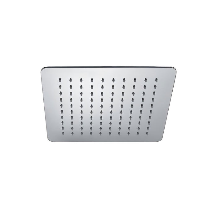 200mm BK Eckig Stainless Steel Chrome/Matt Black Square Shower Heads - HD reno