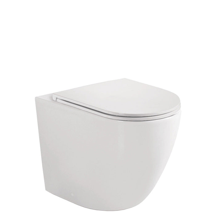 570*360*430mm Fienza KoKo Gloss White Rimless Ceramic Wall-Faced Toilet