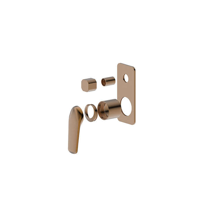 BK BERLIN SQ Premium Brass Shower Divertor Mixer Trim Kit - HD reno