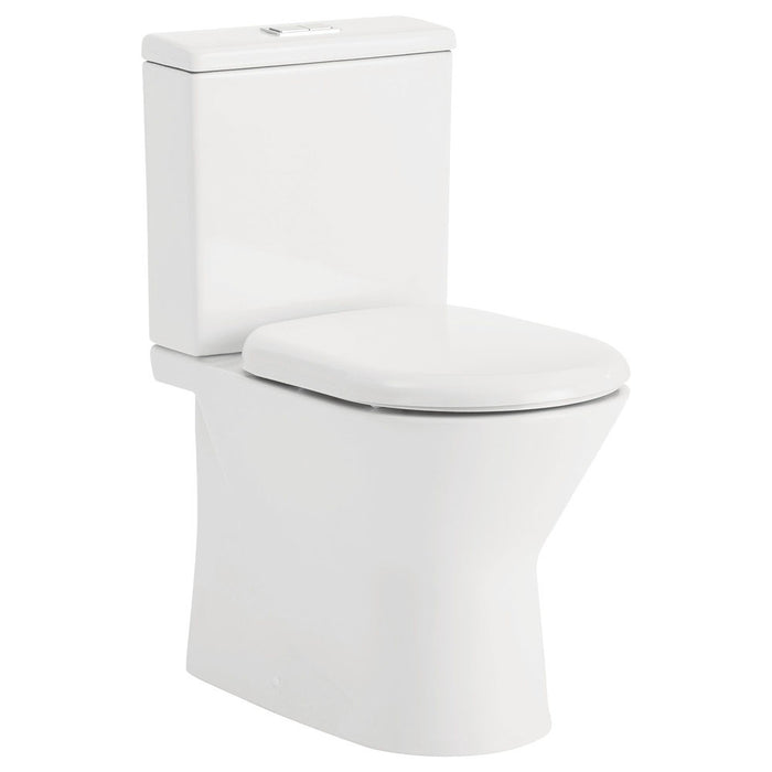 610*375*790mm Fienza Escola Gloss White Rimless Back To Wall Toilet