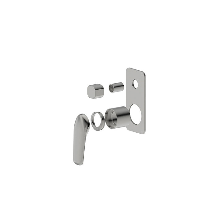 BK BERLIN SQ Premium Brass Shower Divertor Mixer Trim Kit - HD reno