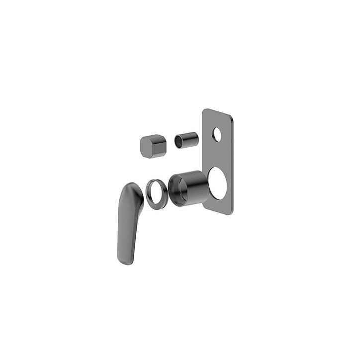 BK BERLIN SQ Premium Brass Shower Divertor Mixer Trim Kit - HD reno