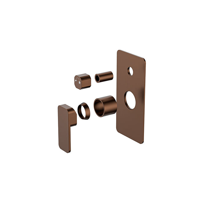 BK KASTEN Premium Brass Divertor Shower Mixer Trim Kit - HD reno