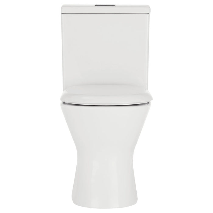 610*375*790mm Fienza Escola Gloss White Rimless Back To Wall Toilet