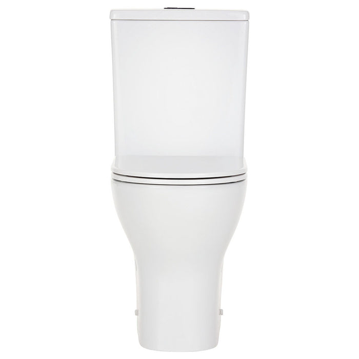 660*390*885mm Fienza Tono Gloss White Ceramic Tornado Back To Wall Toilet