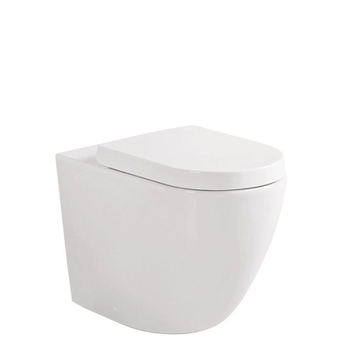 570*360*430mm Fienza KoKo Gloss White Rimless Ceramic Wall-Faced Toilet