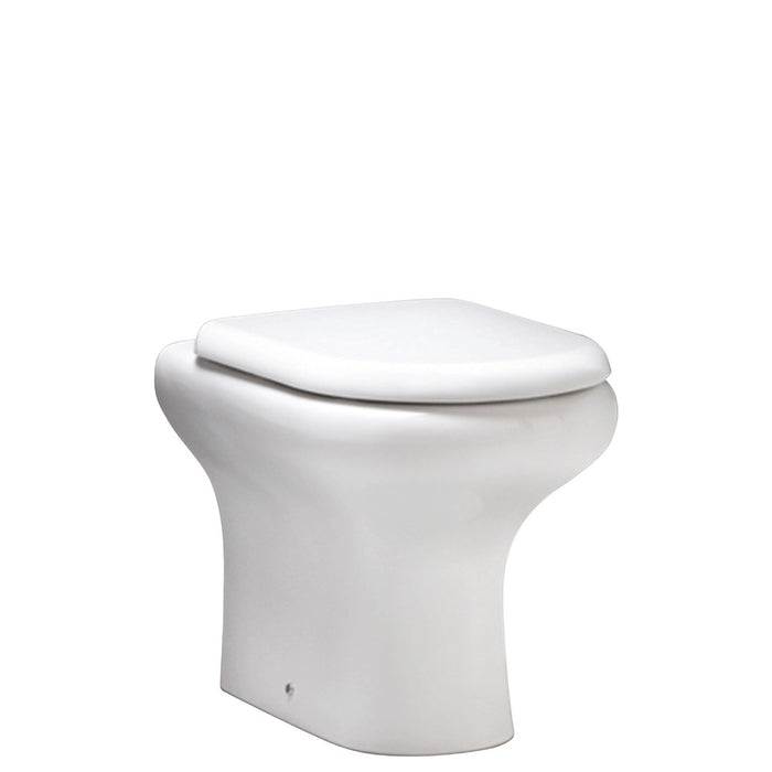 520*370*445mm Fienza RAK Compact Gloss White Rimless Wall Faced Toilet