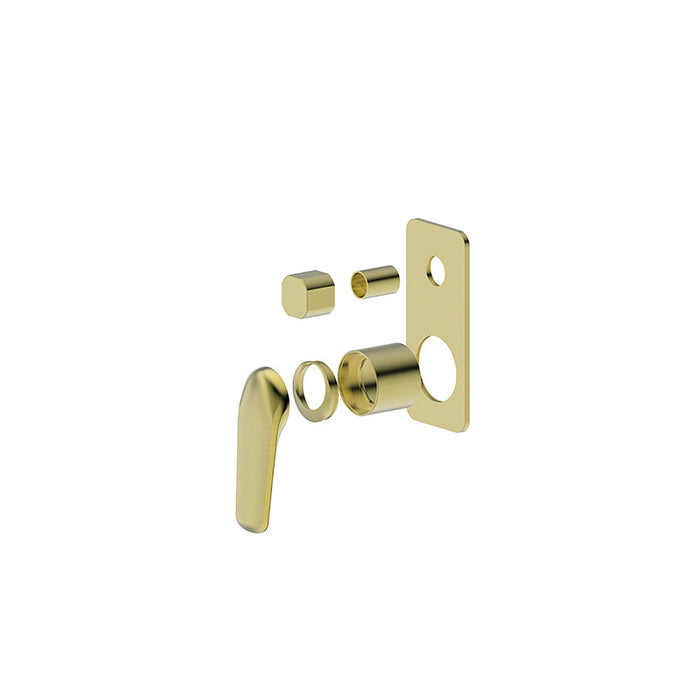 BK BERLIN SQ Premium Brass Shower Divertor Mixer Trim Kit - HD reno