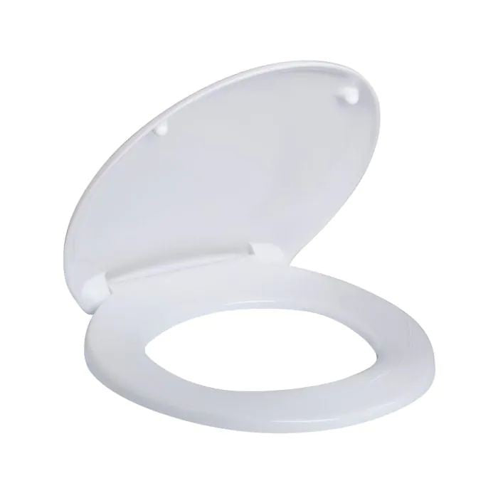 3monkeez White Double Flap Closed Front Toilet Seat - HD reno