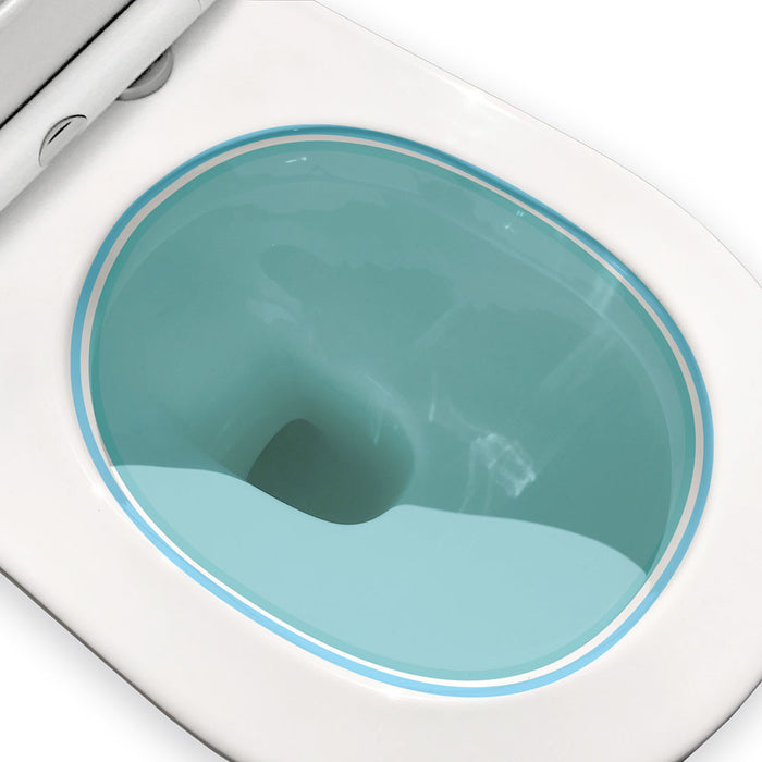 630*370*840mm Fienza Empire Gloss White Rimless Back To Wall Toilet