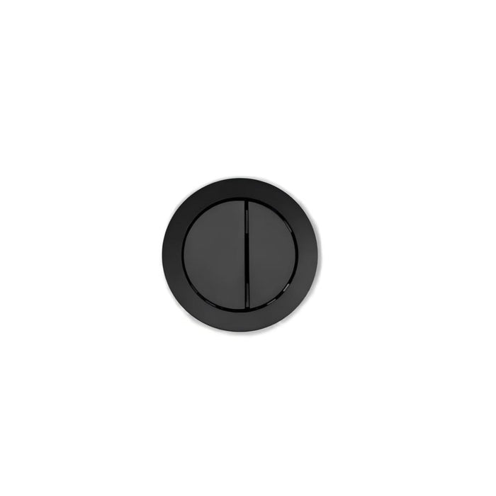 INS Round Black Toilet Flush Button