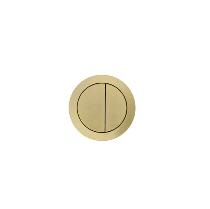 INS Round Gold Toilet Flush Button