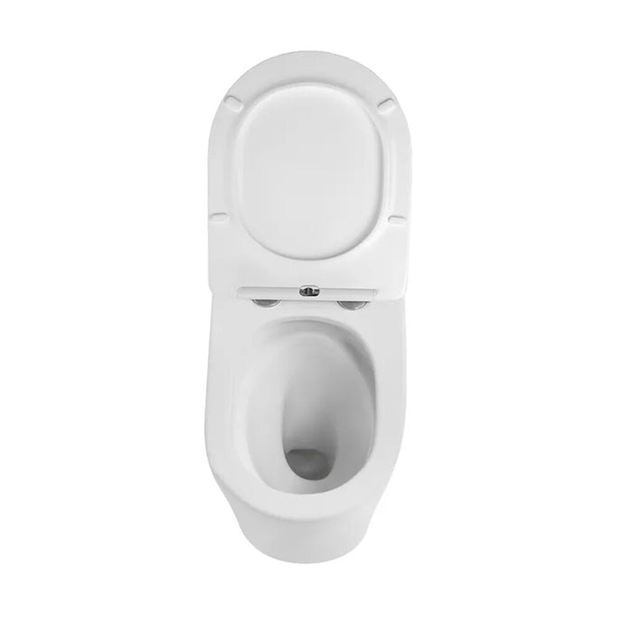 560*360*420mm Inspire Alzano Gloss White/Matt White Slim Seat Rimless Tornado Wall Faced Pan