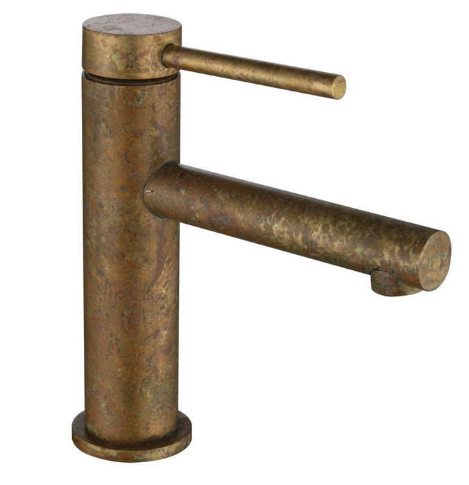 Bella LVB Mica Living Brass With Straight Spout Basin Mixer - HD reno