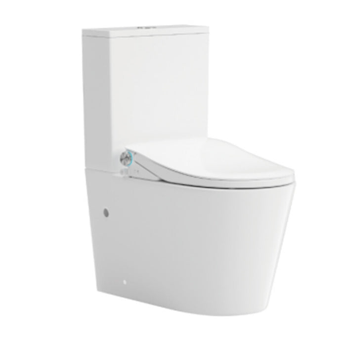 680*375*840mm Lafeme Thea Standard-Luna Gloss White Rimless Two-Pieces Back To Wall Smart Toilet - HD reno