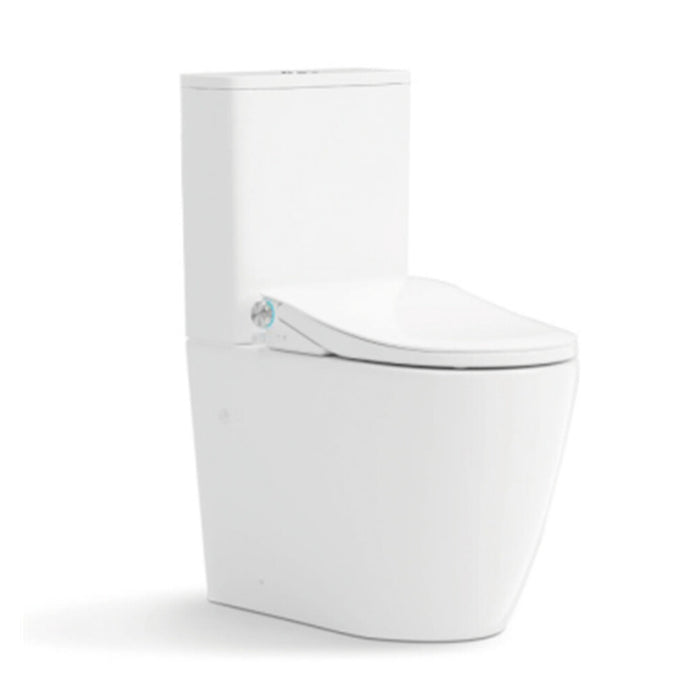 655*375*870mm Lafeme Thea Standard-Vega Gloss White Rimless Tornado Back To Wall Smart Toilet - HD reno