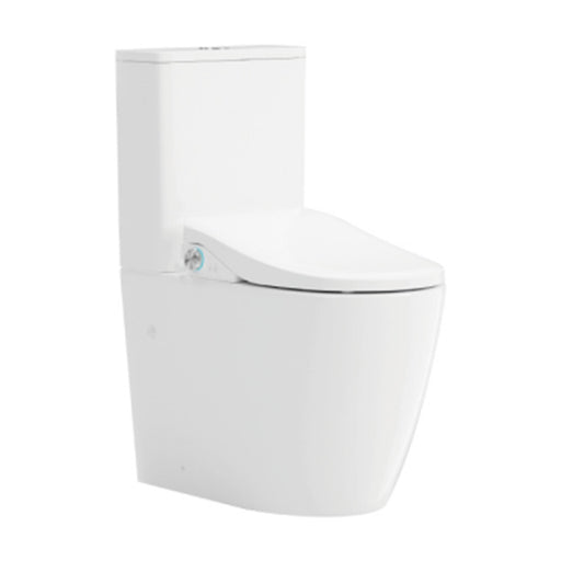 655*375*870mm Lafeme Catania Standard-Vega Gloss White Rimless Tornado Back To Wall Smart Toilet - HD reno