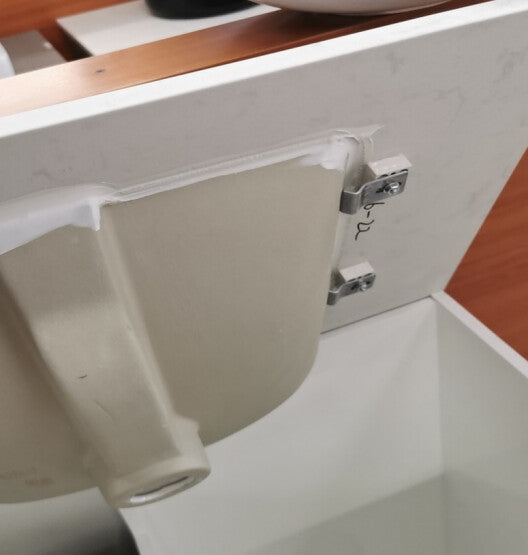 600-1800*460*20mm UM40 Stone Top With Undermount Basin