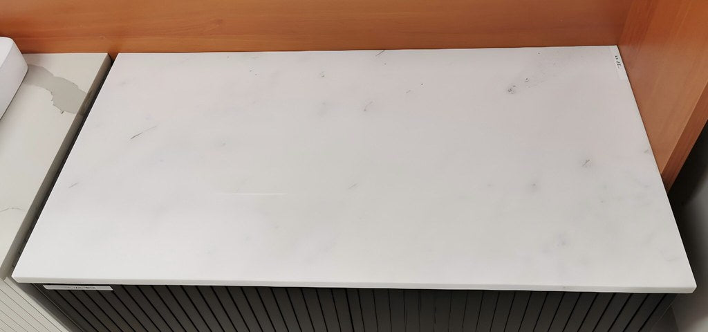 600-1500*465*18mm Natural Marble Slab(Atlantic White)