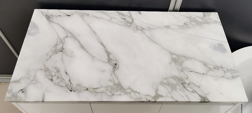 600-1500*465*18mm Natural Marble Slab(Glacial Grey)