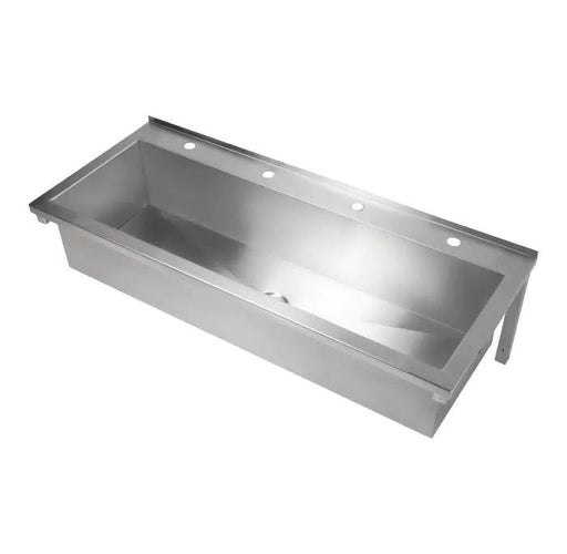 1200/1800mm 3monkeez Stainless Steel 50mm Centre Outlet Trough - HD reno