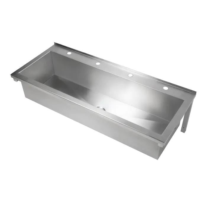 1200/1800mm 3monkeez Stainless Steel 50mm Centre Outlet Trough - HD reno
