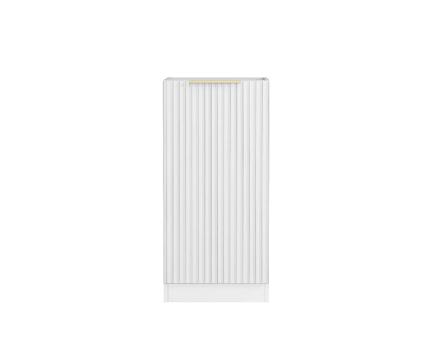 415*585*880mm Otti Noosa Matt White Moisture Resistant Plywood 415 Floor Standing Base Cabinet