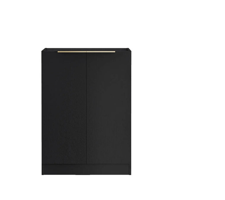 630*580*880mm Otti Byron/Bondi Black Oak Moisture Resistant Plywood 630 Base Cabinet