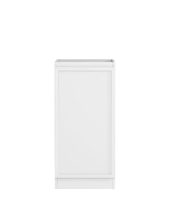 415*585*880mm Otti Hampshire Matt White Moisture Resistant Plywood 415 Floor Standing Base Cabinet