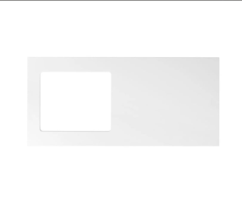 1300*600*900mm Otti Hampshire Matt Black Base Laundry Cabinet With Stone Top And Sink