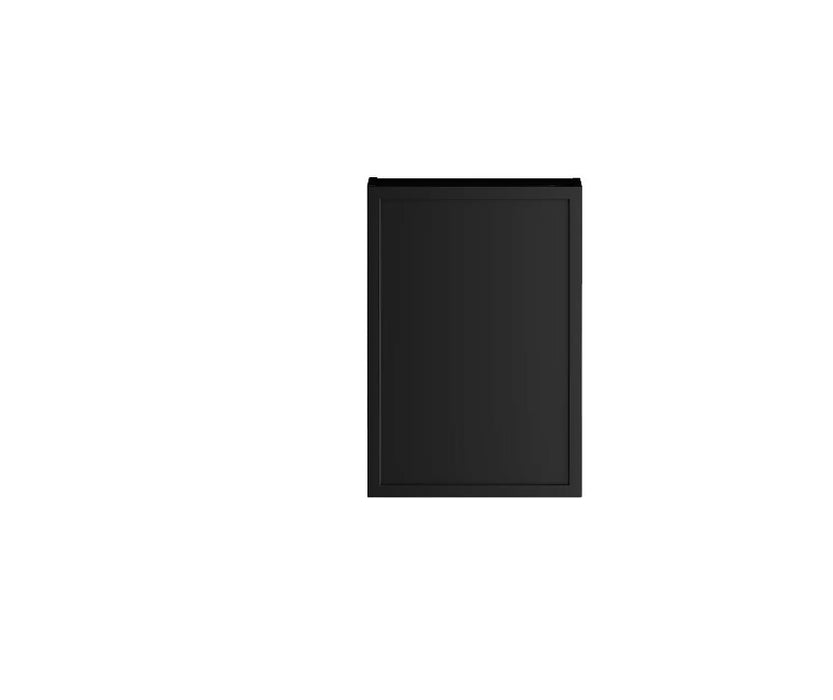 415*325*600mm Otti Hampshire Matt Black Moisture Resistant Plywood 415 Wall Hung Cabinet